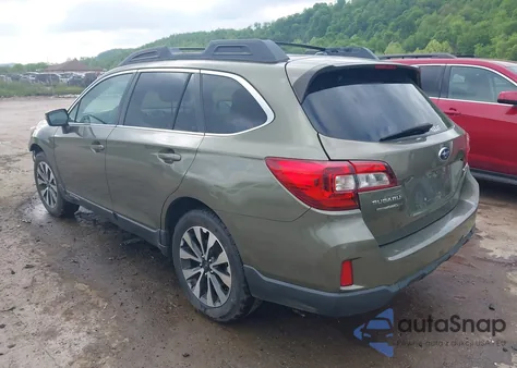 2015 Subaru Outback 2.5I Limited z USA, uszkodzony, nr VIN 4S4BSANCXF3356731